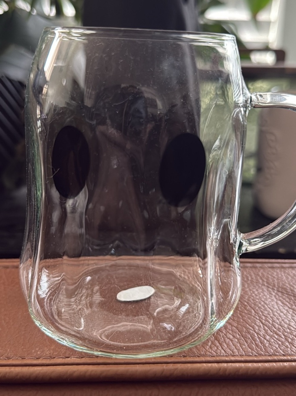 Pack of 2 Clear Ghost Mugs